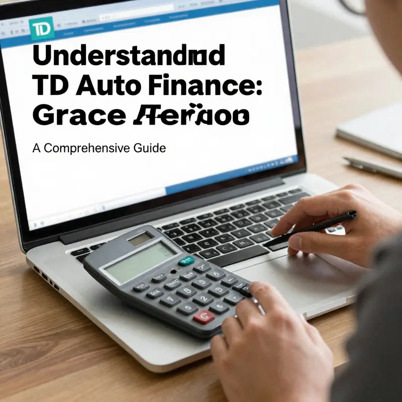 Visual representation of the 15-day grace period feature in TD Auto Finance.