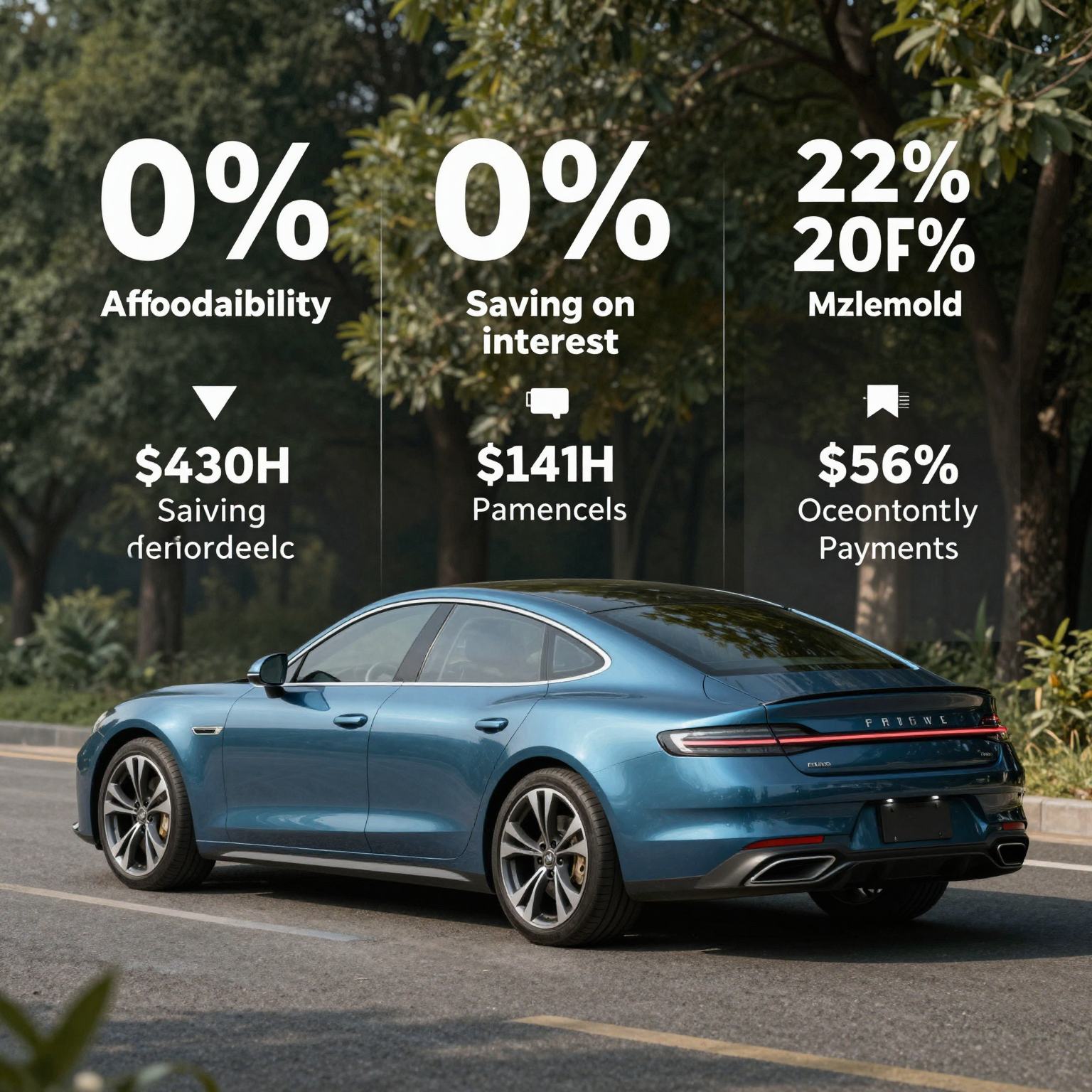 0% Financing Benefits Infographic