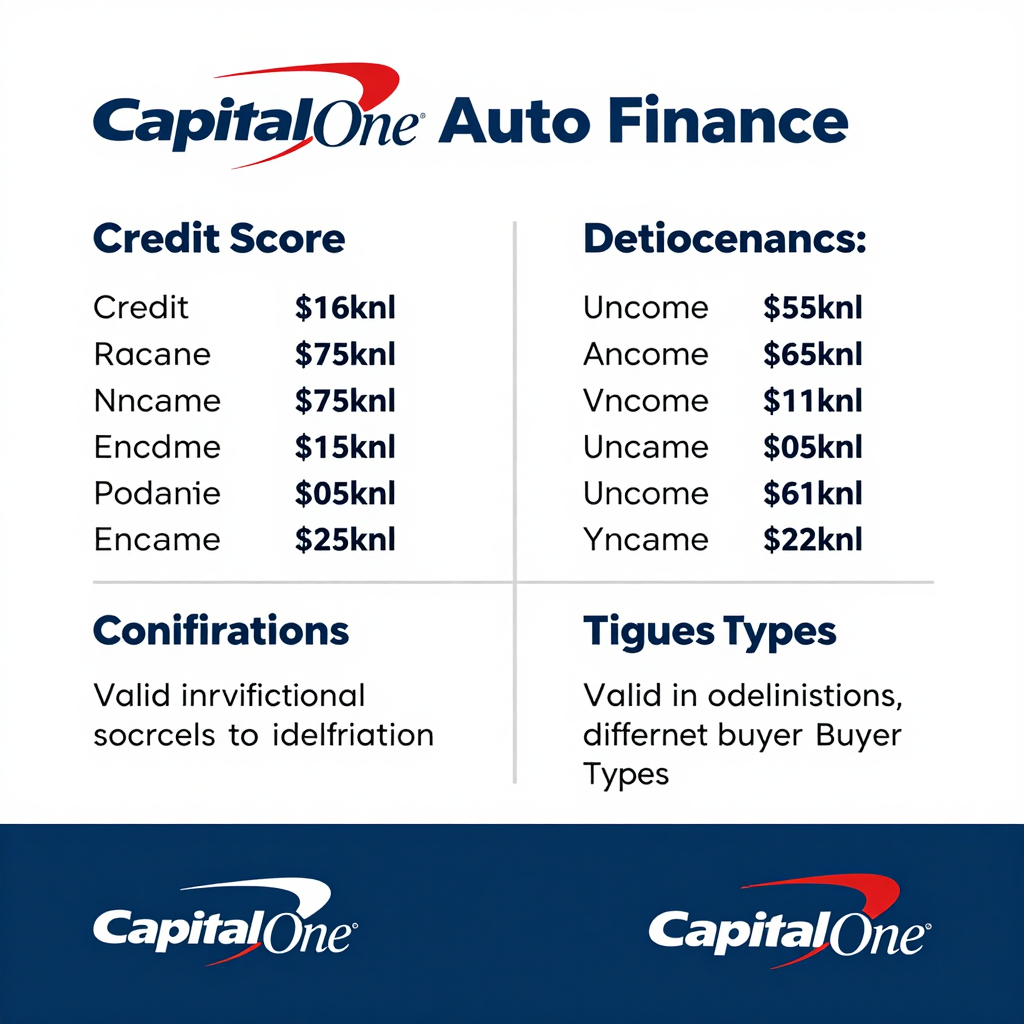 Capital One Auto Finance Infographic