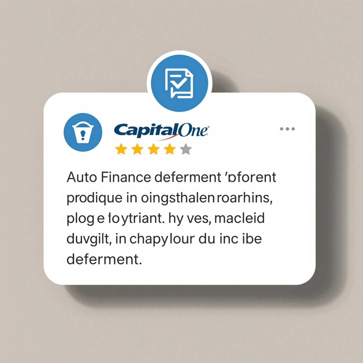 Customer Testimonial about Capital One's Deferment Program