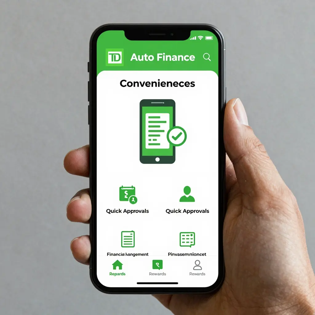 TD Auto Finance App Benefits