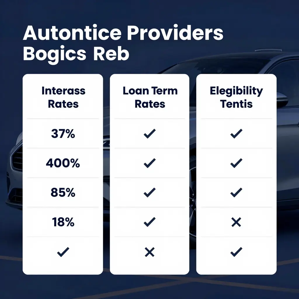 Auto Loan Comparisons