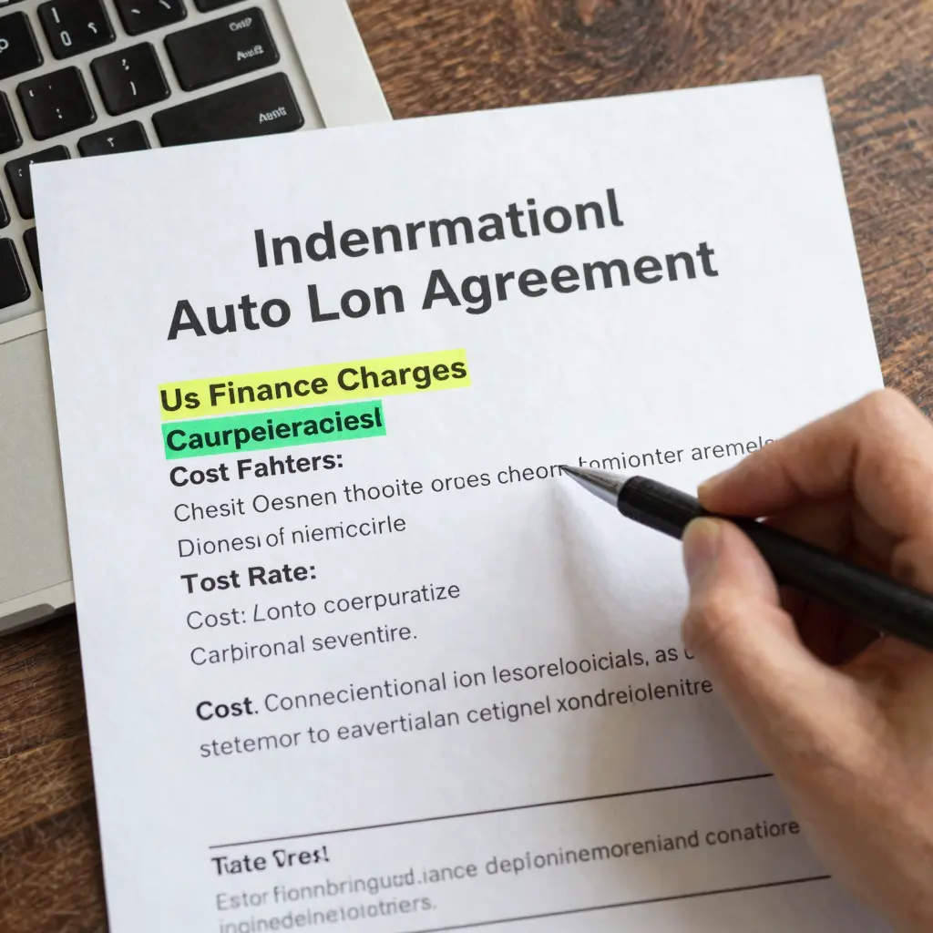 Finance Charges on Auto Loans