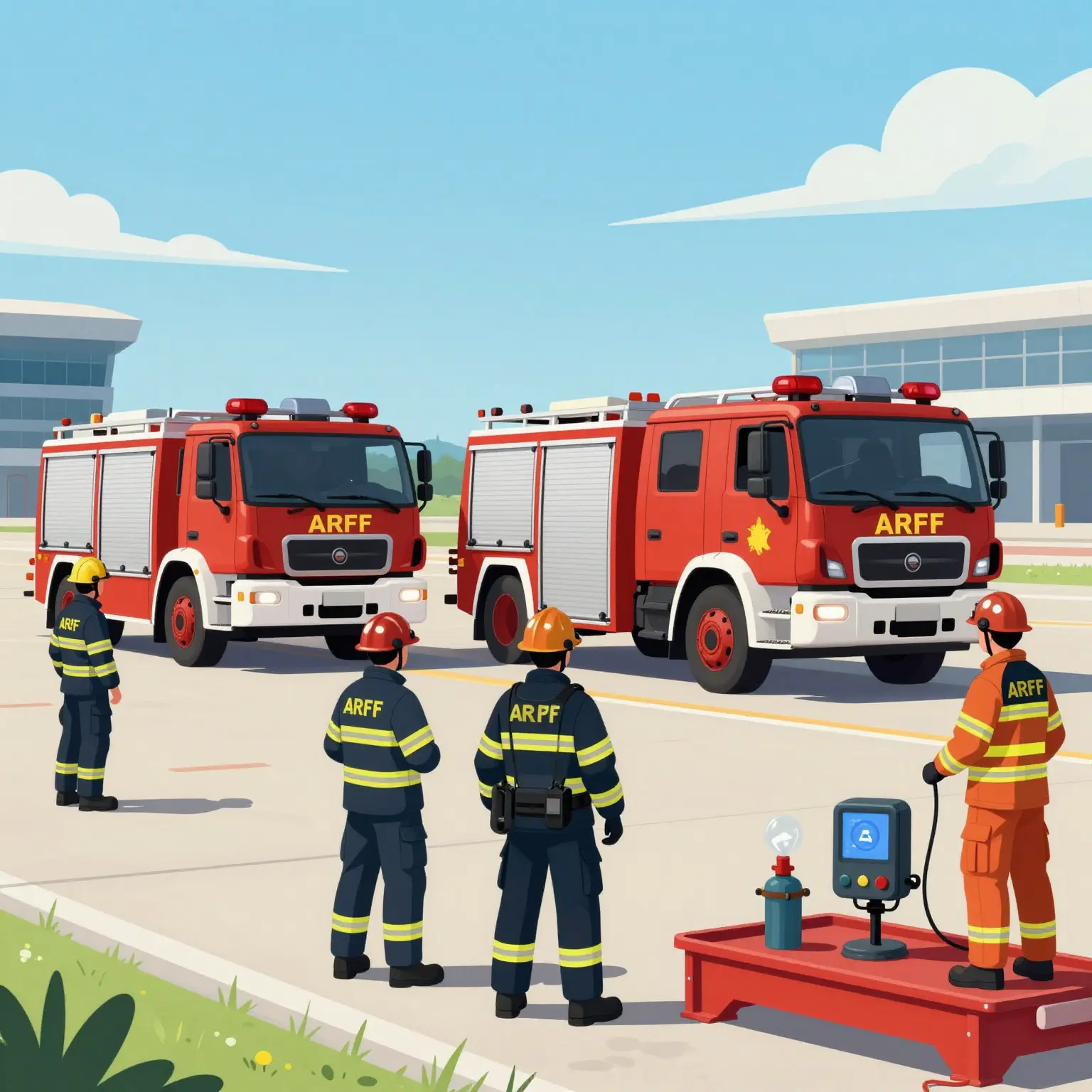 ARFF Fire Departments in Action