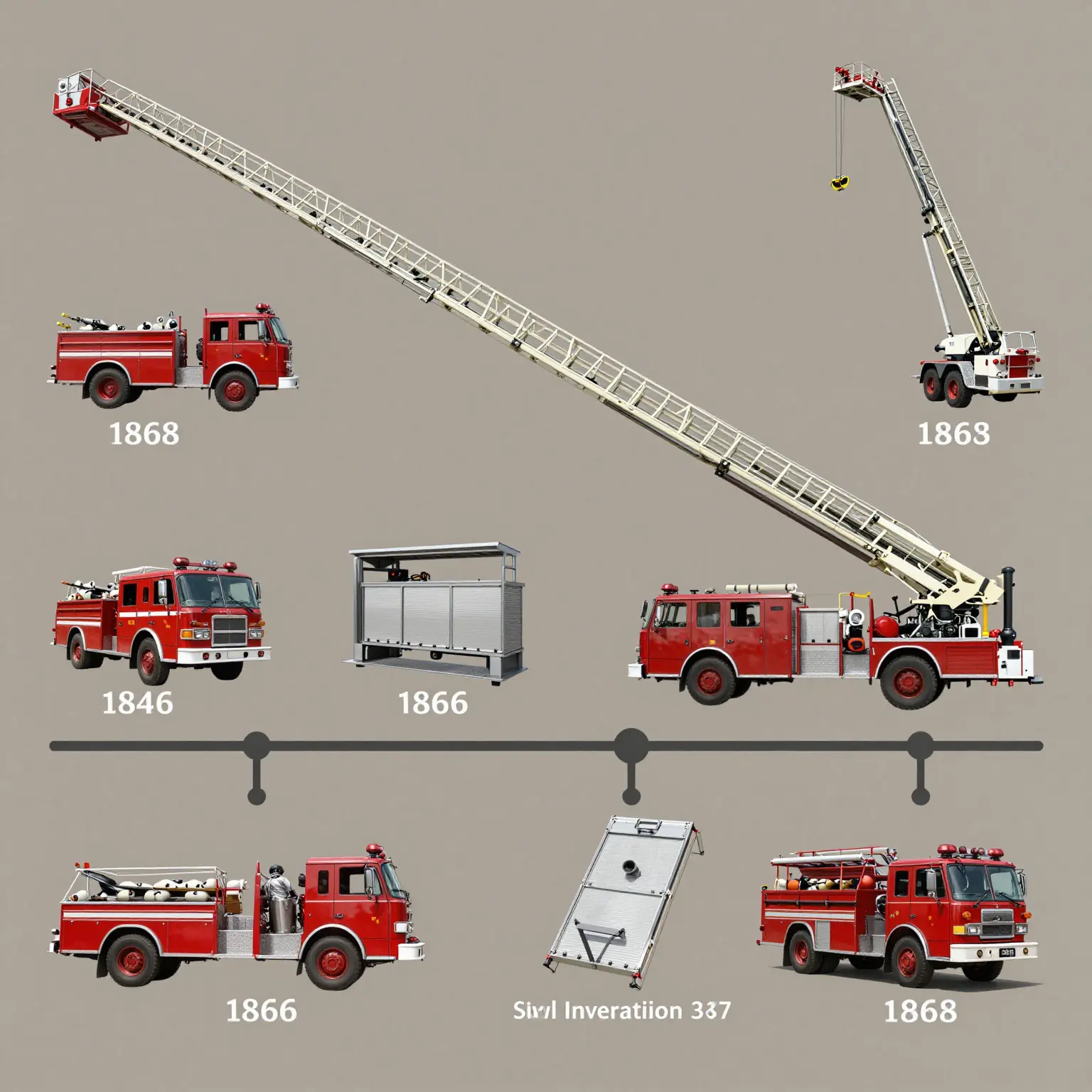 Evolution of Fire Truck Ladders