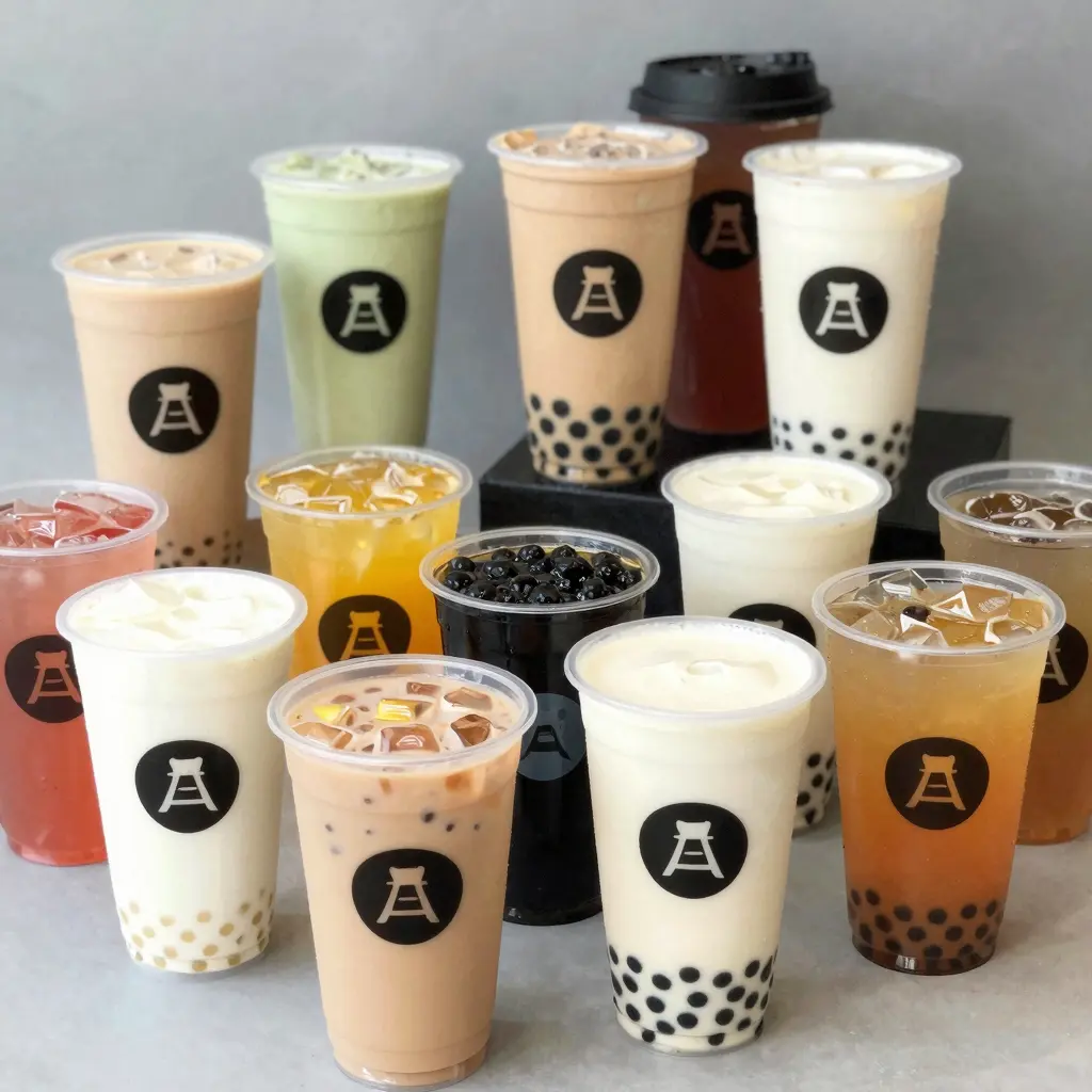 Assorted Plastic Disposable Cups